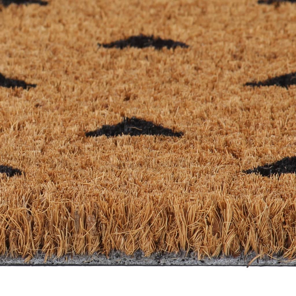 Tapete de porta 45x75 cm fibra de coco tufada natural - Image 4