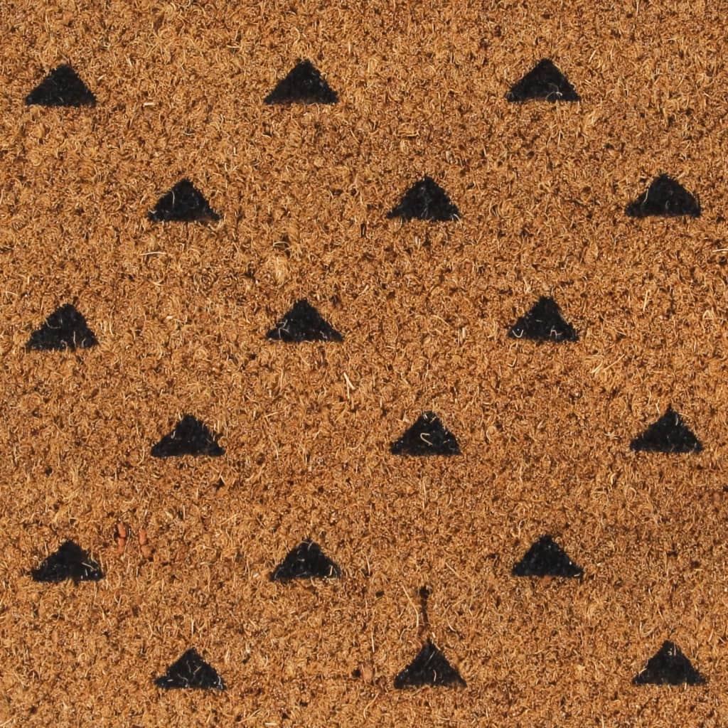 Tapete de porta 45x75 cm fibra de coco tufada natural - Image 5