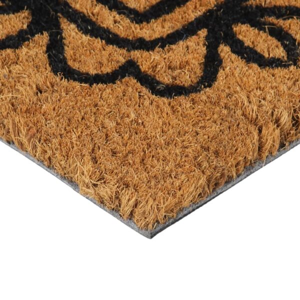 Tapete de porta 45x75 cm fibra de coco tufada natural - Image 3