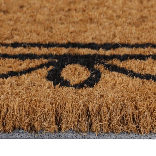 Tapete de porta 45x75 cm fibra de coco tufada natural - Image 4