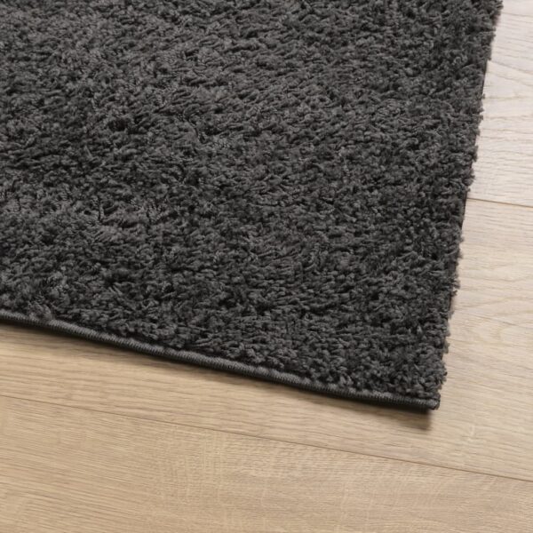 Tapete shaggy de pelo alto PAMPLONA 80x150 cm antracite - Image 3