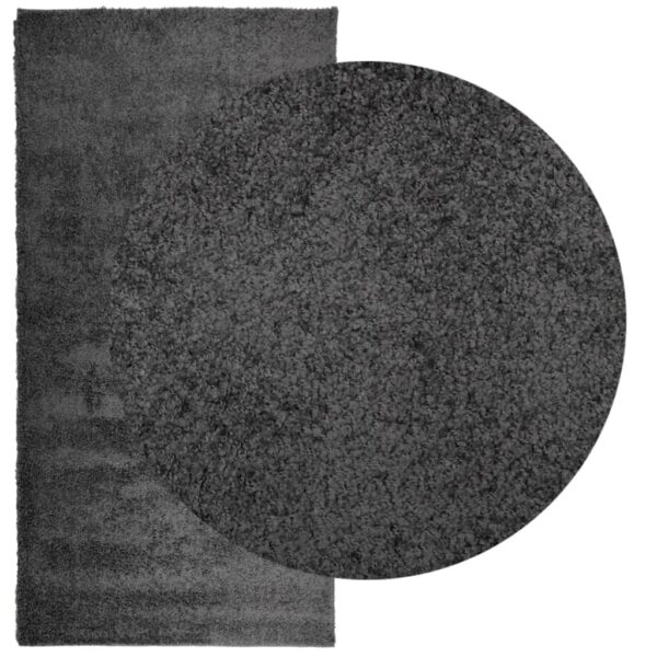 Tapete shaggy de pelo alto PAMPLONA 100x200 cm antracite - Image 2