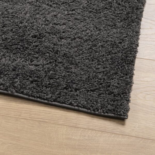 Tapete shaggy de pelo alto PAMPLONA 160x230 cm antracite - Image 3