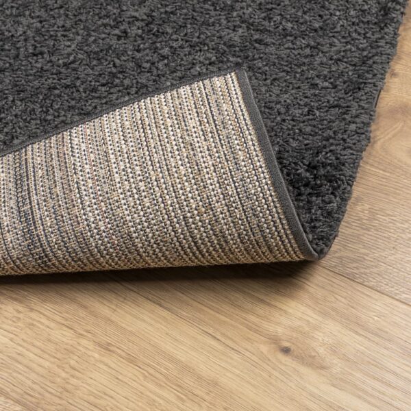 Tapete shaggy de pelo alto PAMPLONA 160x230 cm antracite - Image 4