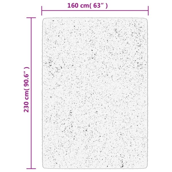Tapete shaggy de pelo alto PAMPLONA 160x230 cm antracite - Image 9