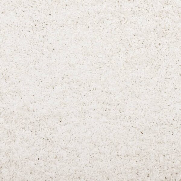 Tapete shaggy de pelo alto PAMPLONA 60x110 cm creme - Image 8