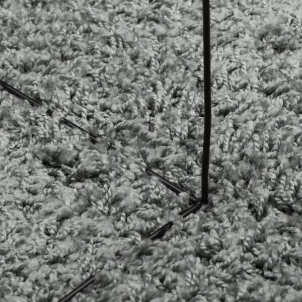 Tapete shaggy de pelo alto PAMPLONA Ø 240 cm verde - Image 7