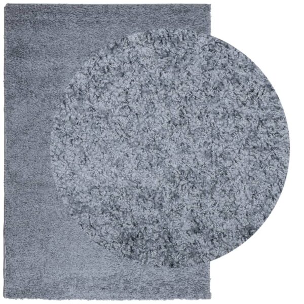 Tapete shaggy de pelo alto PAMPLONA 160x230 cm azul - Image 2