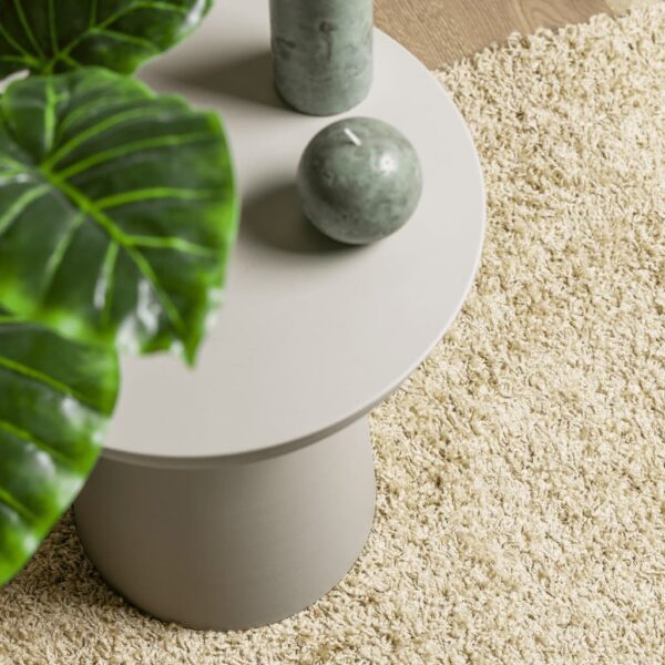 Tapete shaggy de pelo alto PAMPLONA 100x200 cm dourado - Image 6