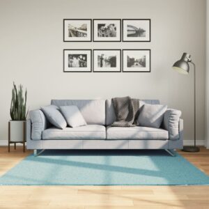 Tapete de pelo curto OVIEDO 160x160 cm verde