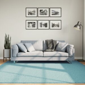 Tapete de pelo curto OVIEDO 200x200 cm verde