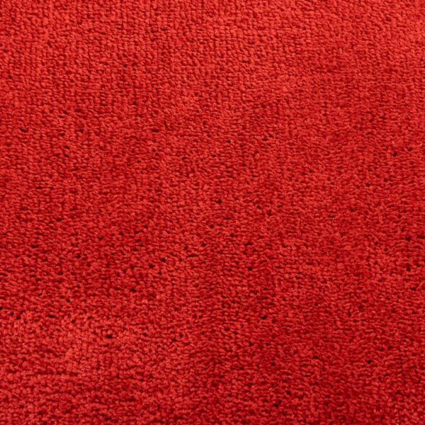 Tapete de pelo curto OVIEDO 80x250 cm vermelho - Image 8
