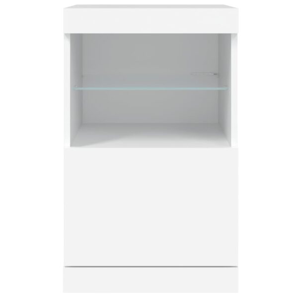 Aparador com luzes LED 41x37x67 cm branco - Image 5