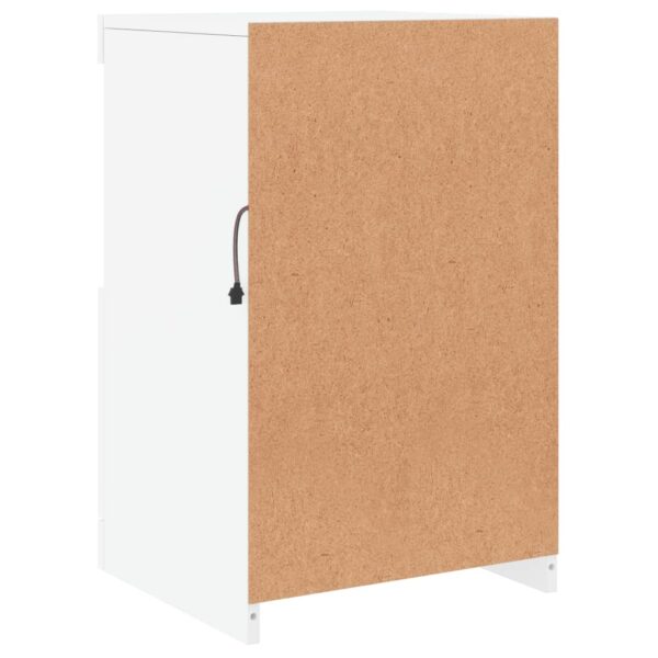 Aparador com luzes LED 41x37x67 cm branco - Image 8