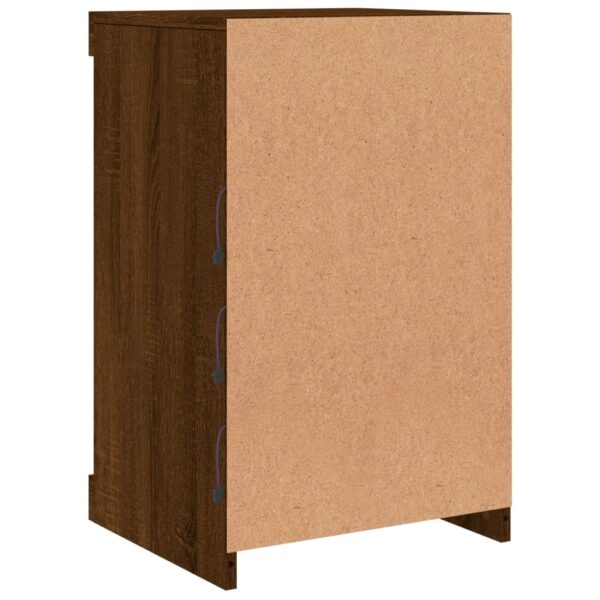 Aparador com luzes LED 41x37x67 cm carvalho castanho - Image 7