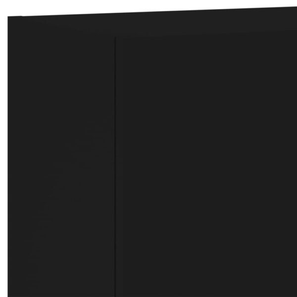 Móvel de parede p/ TV 40,5x30x90 cm derivados de madeira preto - Image 10