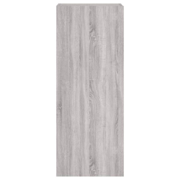 Móvel parede TV 40,5x30x102cm derivados de madeira cinza sonoma - Image 6