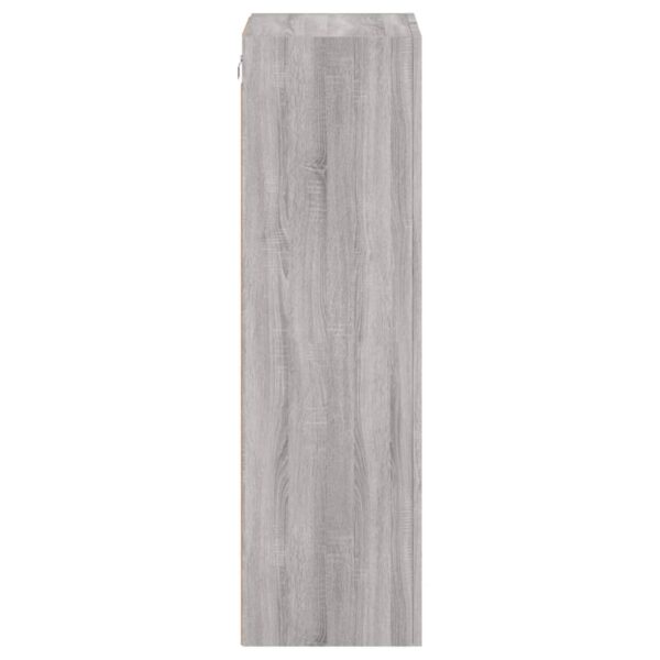 Móvel parede TV 40,5x30x102cm derivados de madeira cinza sonoma - Image 7