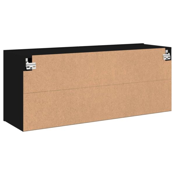 Móvel de parede para TV 100x30x41 cm preto - Image 7