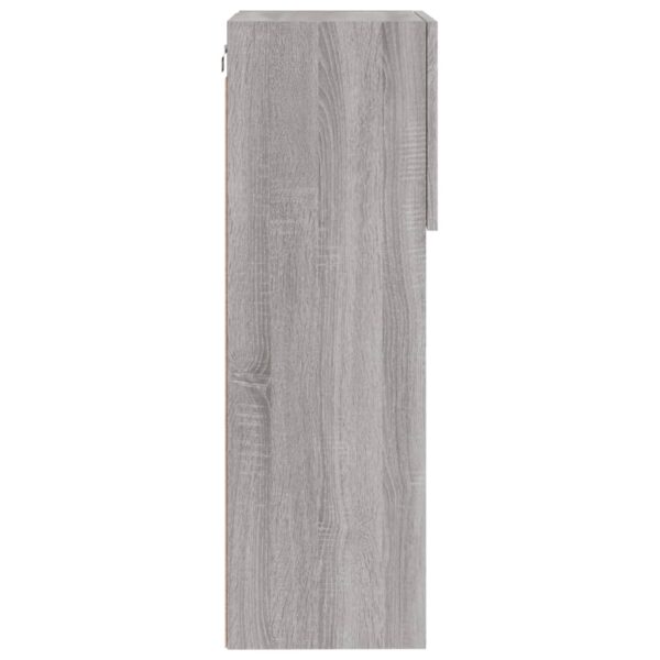 Móvel de TV com luzes LED 40,5x30x90 cm cinzento sonoma - Image 9