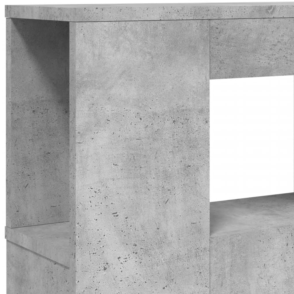 Cabeceira c/ LEDs 220x18,5x103,5 cm cinzento-cimento - Image 8