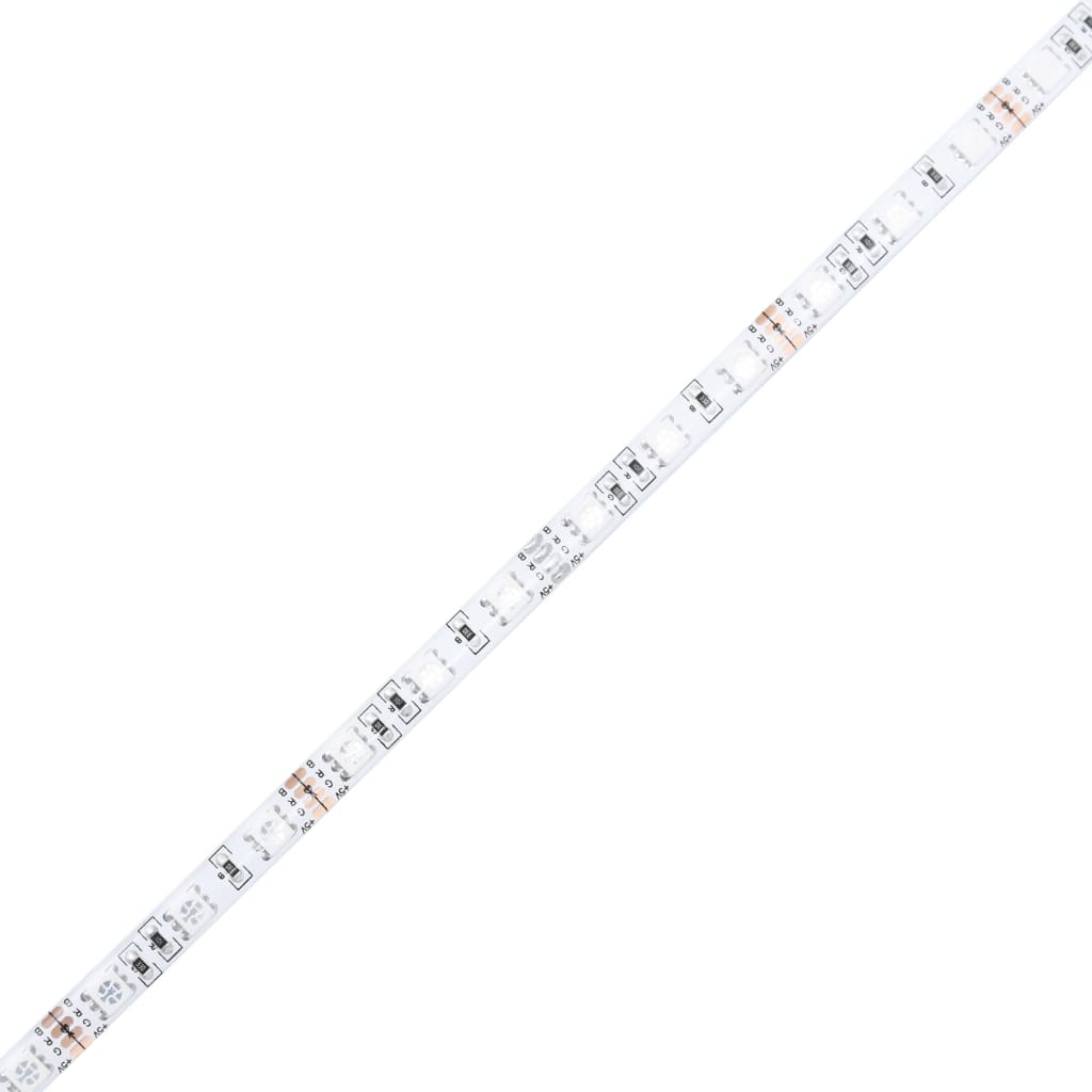 Cabeceira c/ LEDs 220x18,5x103,5 cm cinzento-cimento - Image 9