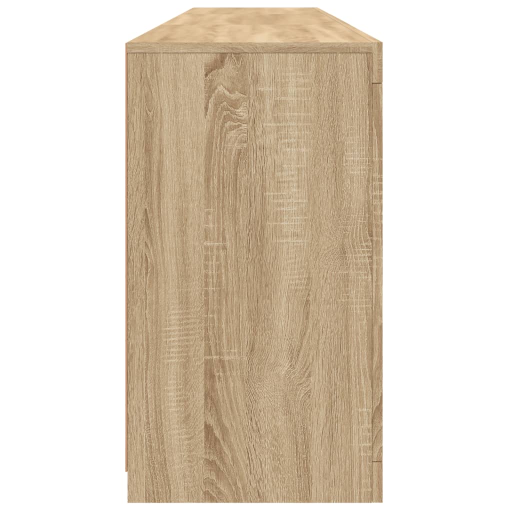 Aparador com luzes LED 181,5x37x67 cm carvalho sonoma - Image 6