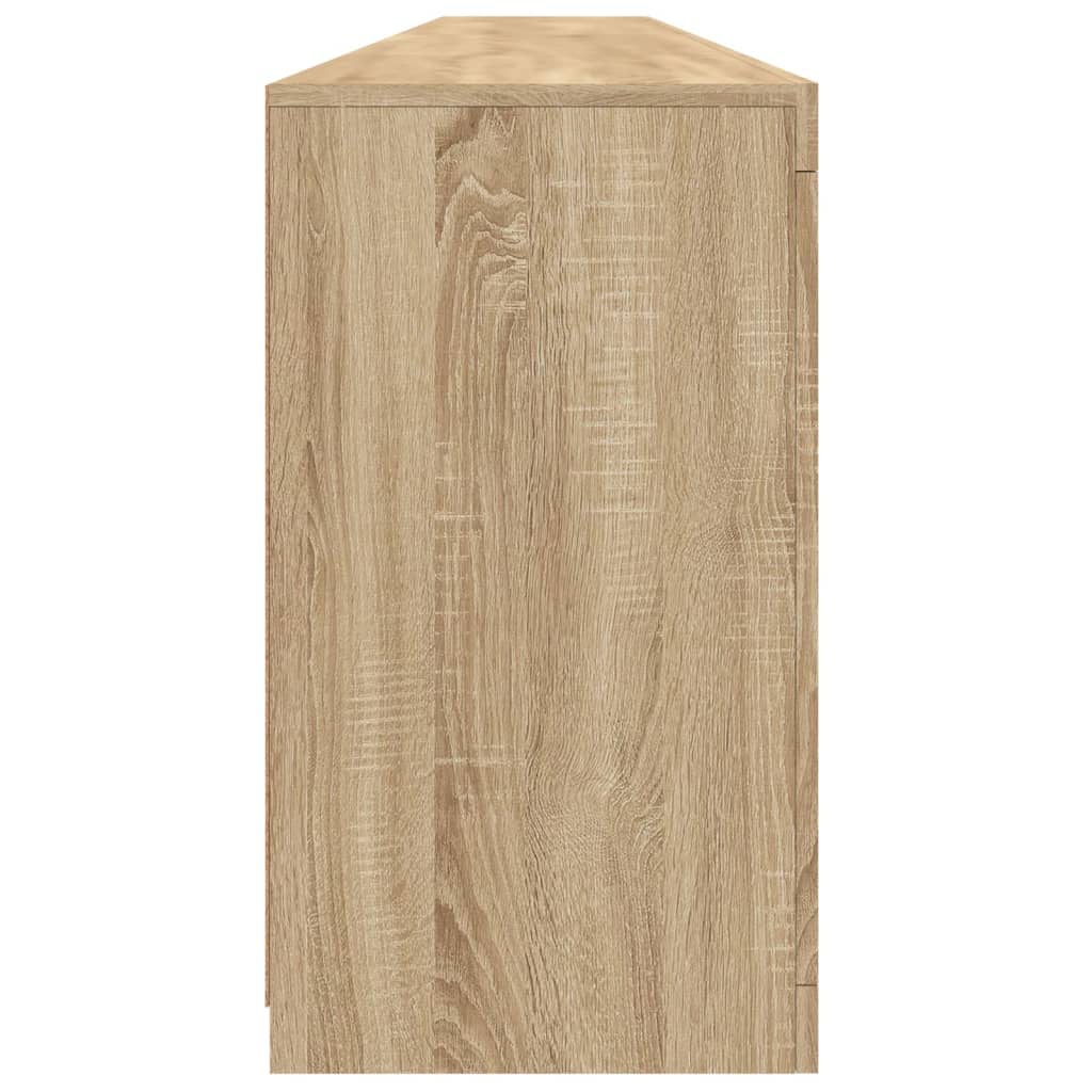 Aparador com luzes LED 283x37x67 cm carvalho sonoma - Image 7