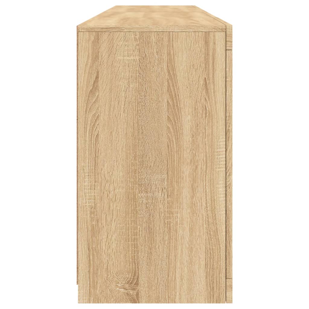 Aparador com luzes LED 164x37x67 cm carvalho sonoma - Image 7