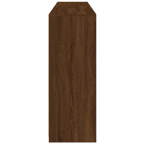 Aparador com luzes LED 162x37x100 cm carvalho castanho - Image 6