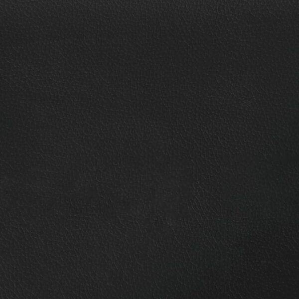Estrutura de cama c/ cabeceira couro artificial 80x200 cm preto - Image 7