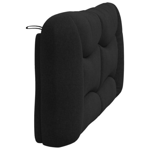 Almofadão de cabeceira 160 cm tecido preto - Image 5