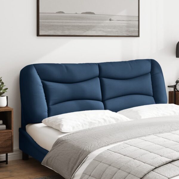 Almofadão de cabeceira 160 cm tecido azul - Image 2