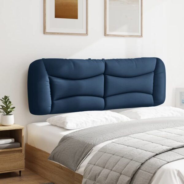 Almofadão de cabeceira 160 cm tecido azul - Image 3