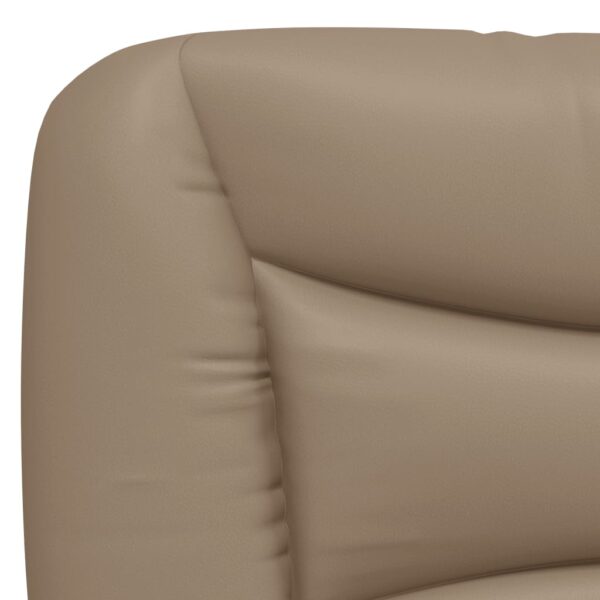 Almofadão de cabeceira 160 cm couro artificial cappuccino - Image 7