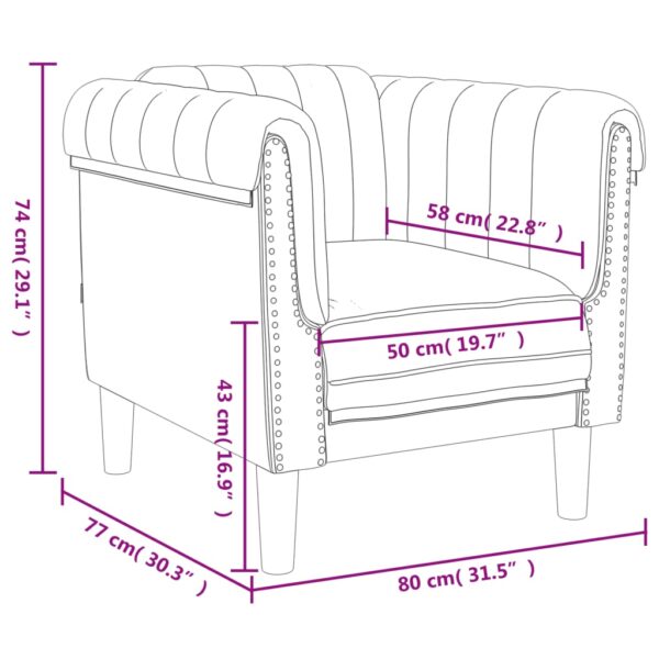3 pcs conjunto de sofás veludo cinzento-escuro - Image 10