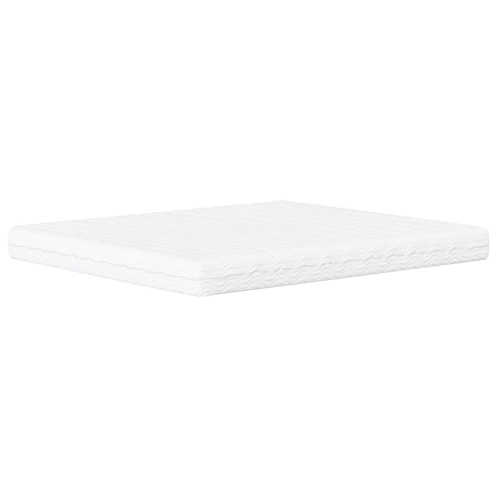 Cama com colchão 180x200 cm couro artificial preto e branco - Image 5