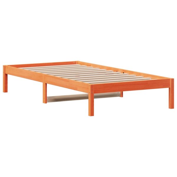 Sofá-cama sem colchão 90x190 cm pinho maciço castanho-mel - Image 2