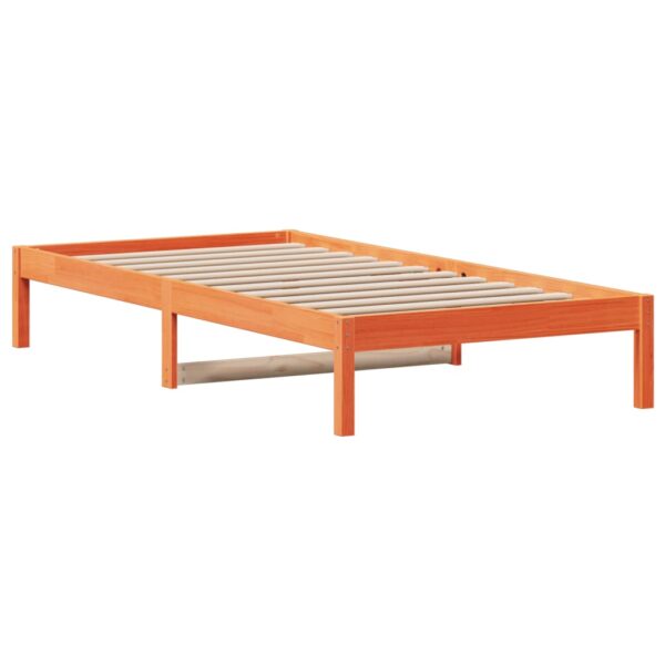 Sofá-cama sem colchão 90x190 cm pinho maciço castanho-mel - Image 5