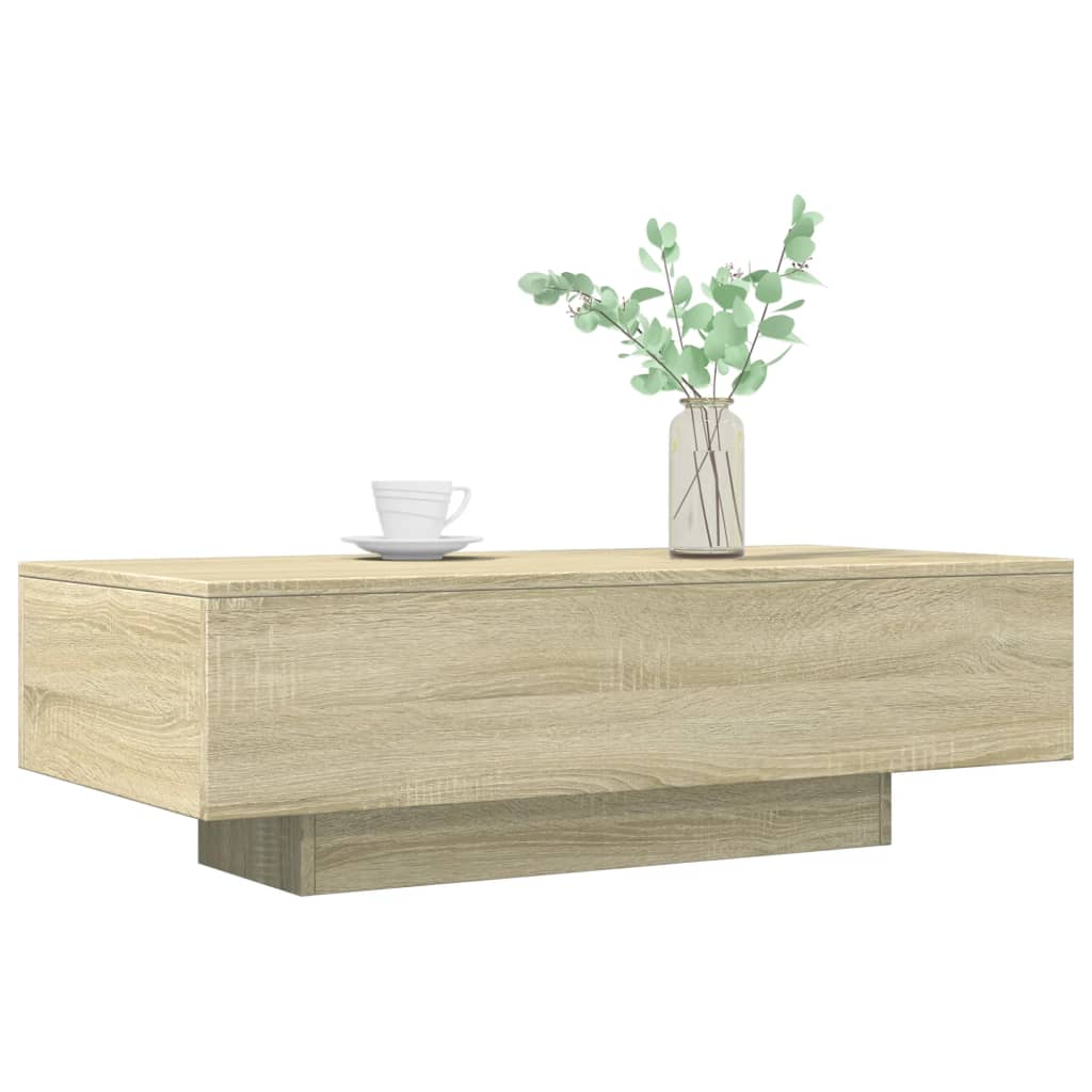 Mesa de centro 100x49,5x31 cm derivados madeira carvalho sonoma - Image 2