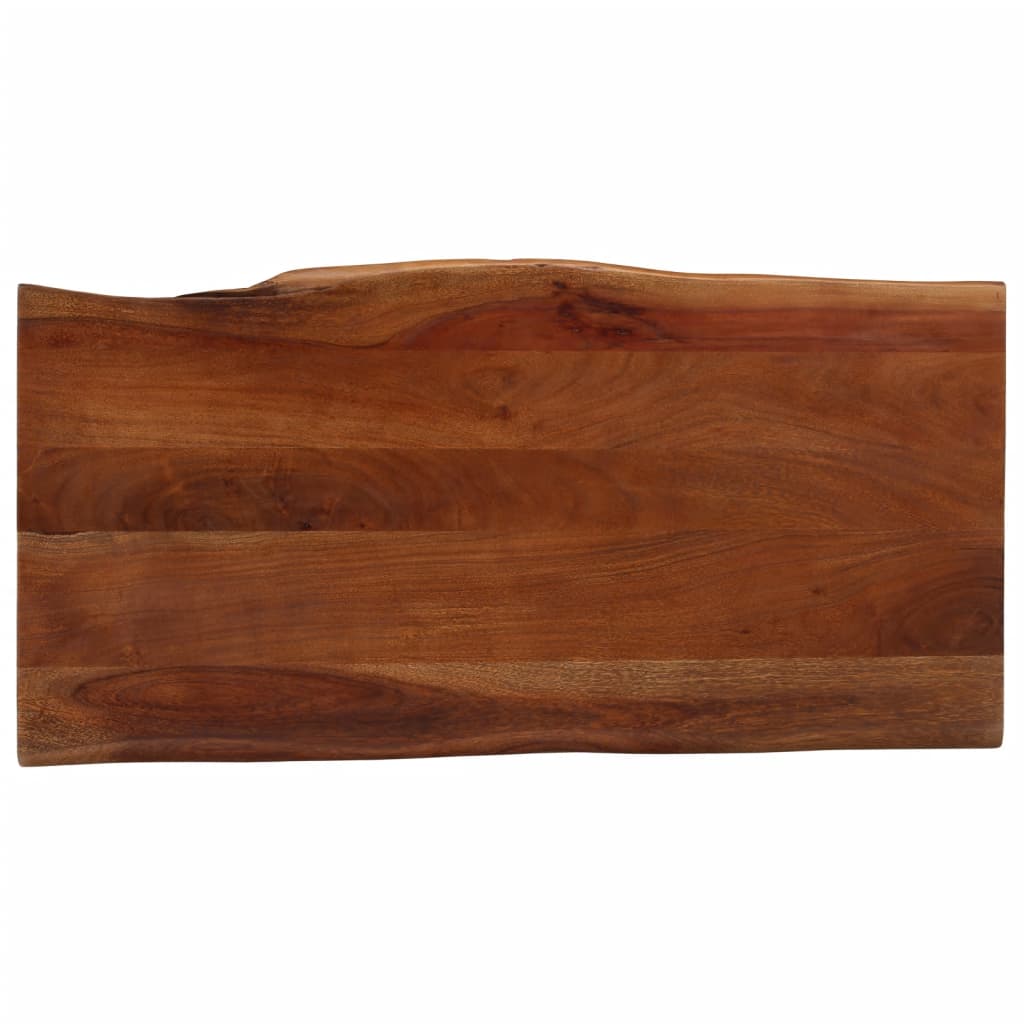 Mesa de centro 110x55x40 cm acácia maciça castanho-mel - Image 4