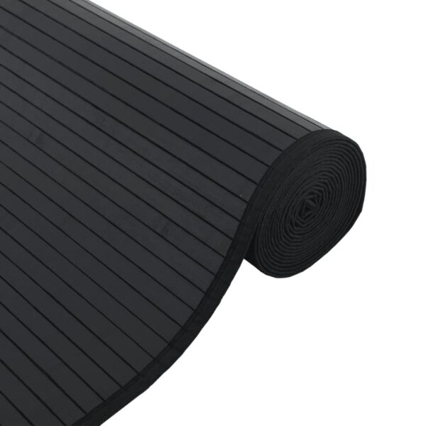 Tapete retangular 70x1000 cm bambu preto - Image 3