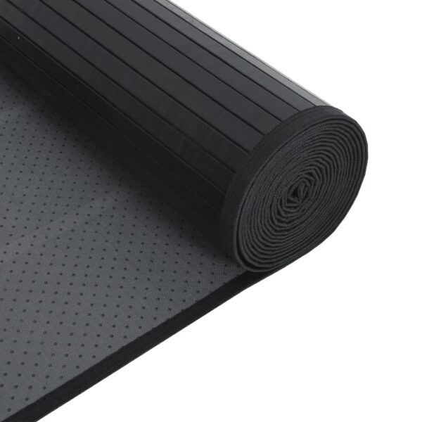 Tapete retangular 70x1000 cm bambu preto - Image 4