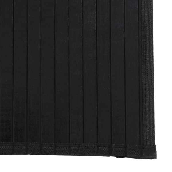 Tapete retangular 70x1000 cm bambu preto - Image 5