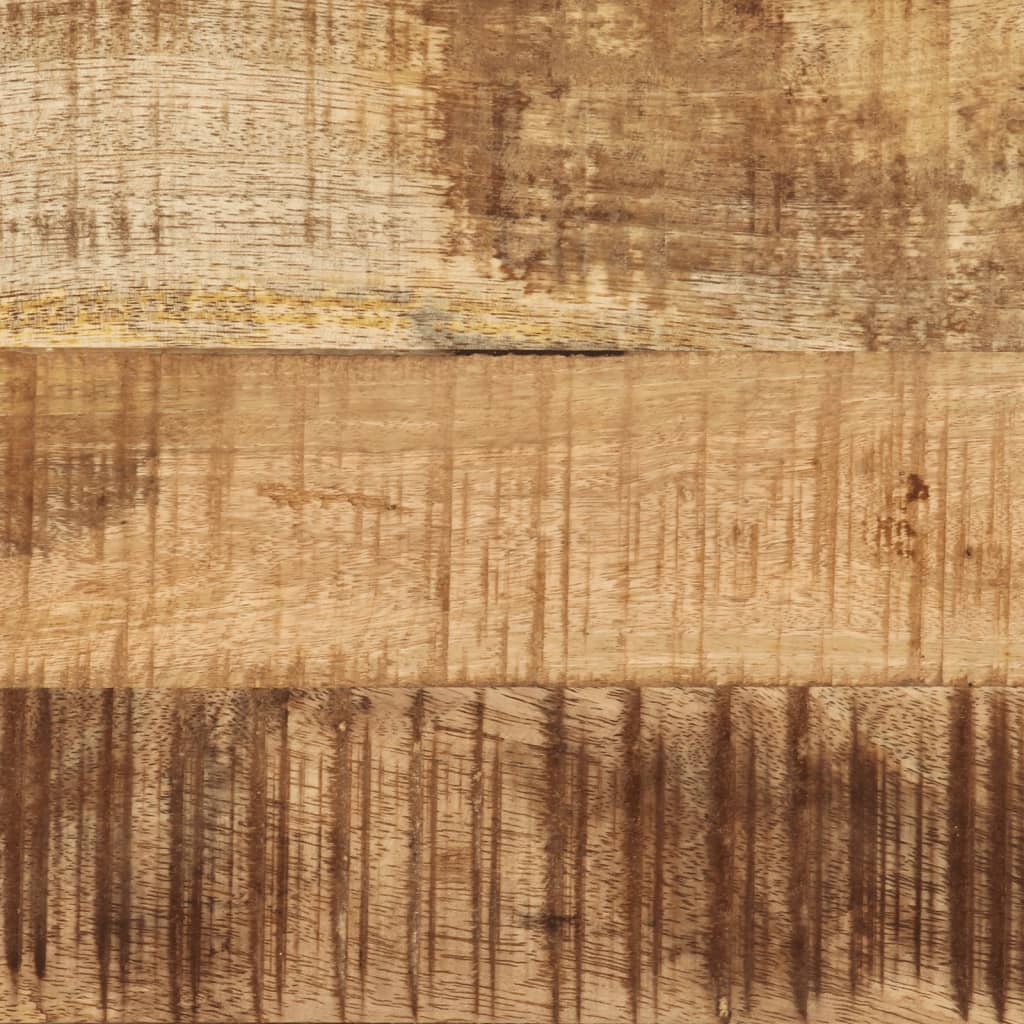 Mesa de centro 100x50x35 cm madeira de mangueira áspera maciça - Image 8