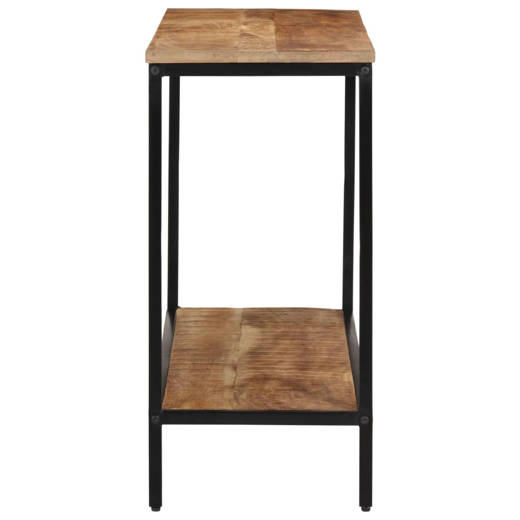 Mesa consola 100x35x70 cm madeira de mangueira áspera maciça - Image 3