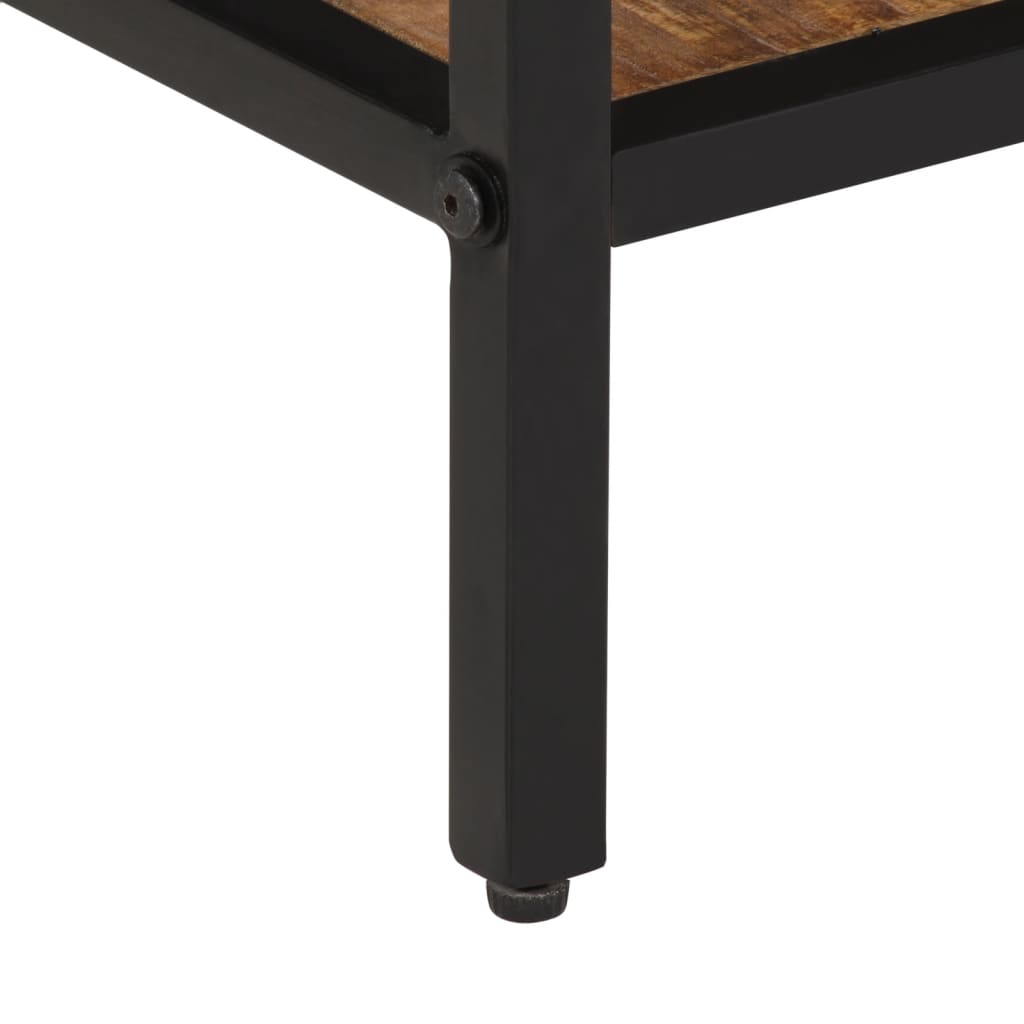 Mesa consola 100x35x70 cm madeira de mangueira áspera maciça - Image 6