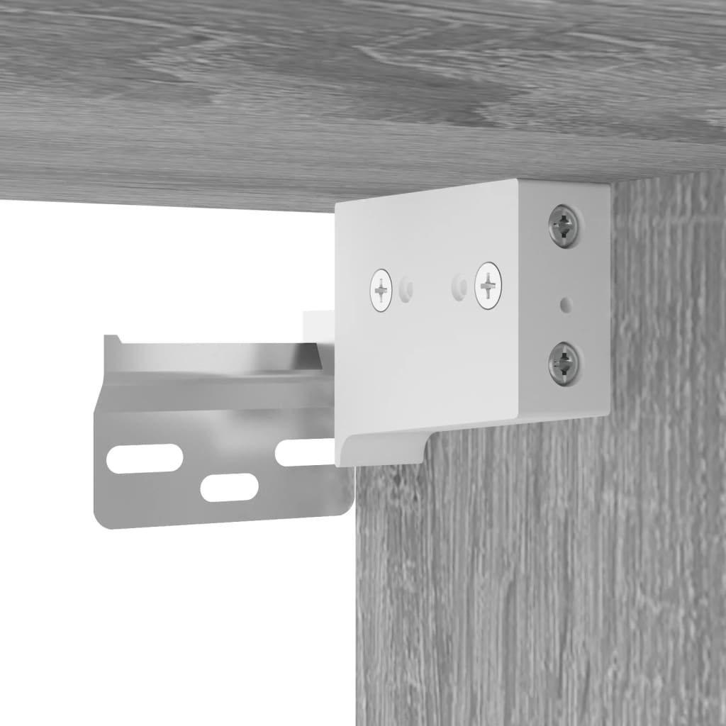 3 pcs Conjunto móveis casa de banho madeira proc. cinza sonoma - Image 9