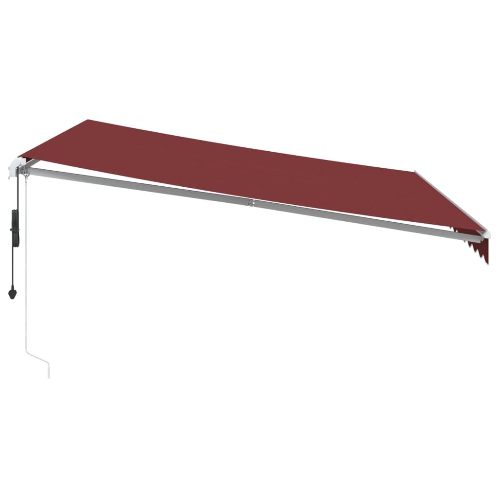 Toldo retrátil automático 400x300 cm bordô - Image 3