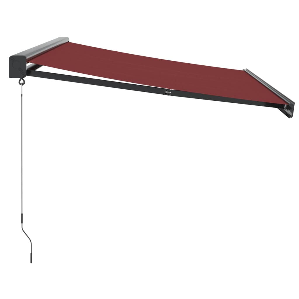 Toldo retrátil manual 300x250 cm bordô - Image 3